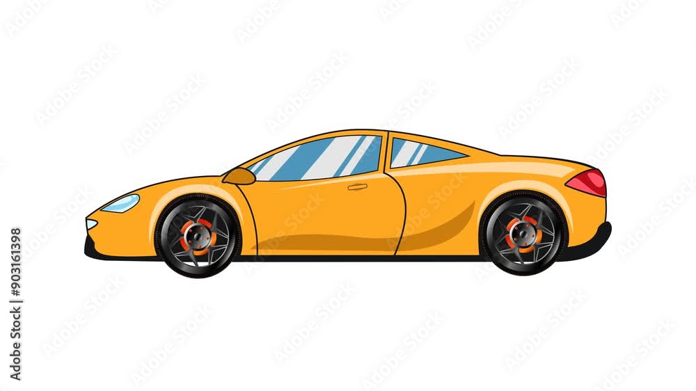 Animated clip showing a super car. Videos are ideal for creating animations, presentations and films. Animated clip showing a super car. Videos are ideal for creating animations, presentations and films.