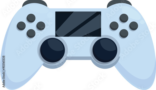 Sleek and ergonomic wireless gamepad controller, designed for comfortable grip and precise control during intense gaming sessions