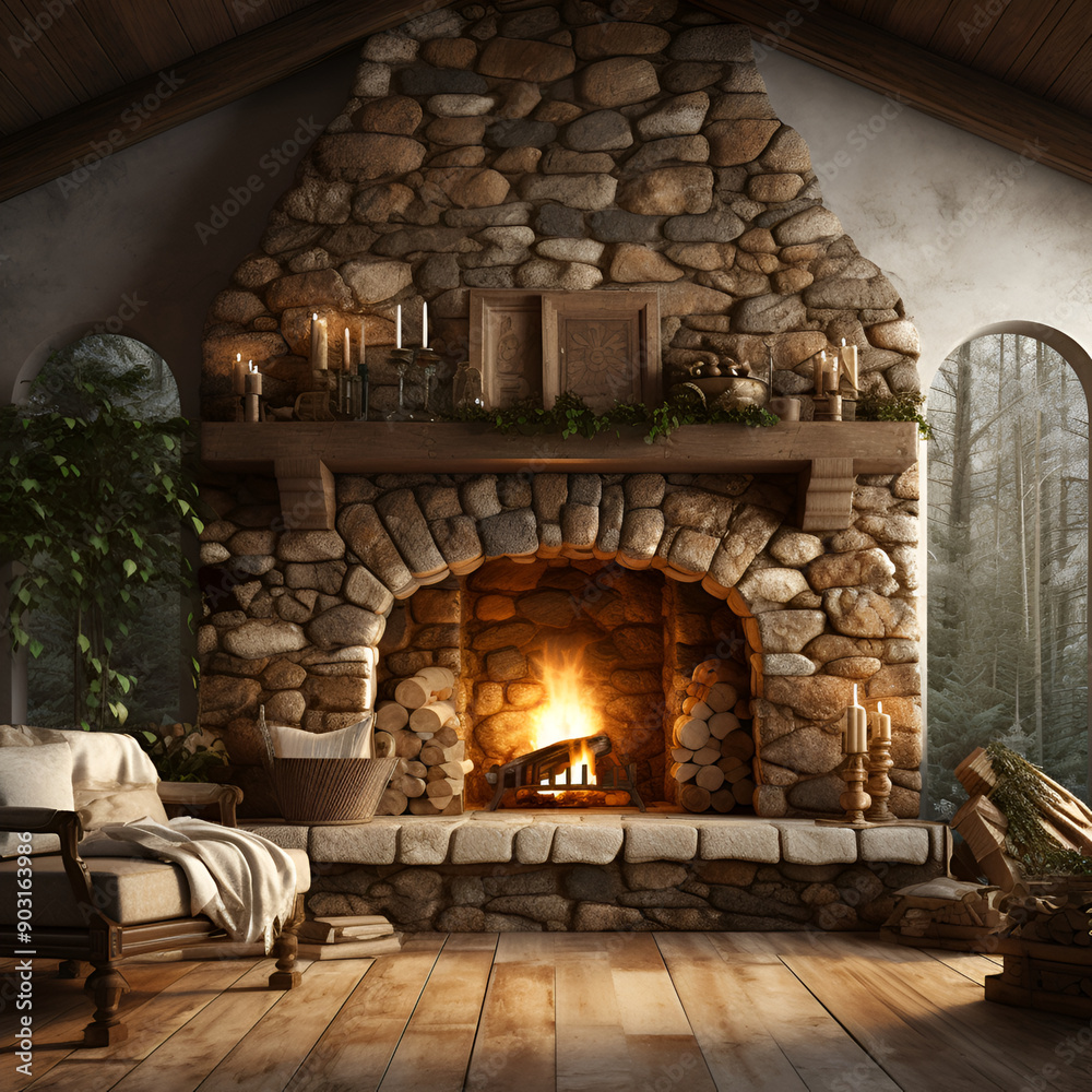 fireplace in the house fireplace in the house