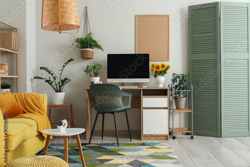 Interior of living room wit...