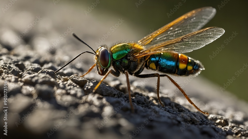 Dragonfly gliding effortlessly above a serene pond filled with blooming water lilies, its delicate wings shimmering in the light Dragonfly gliding effortlessly above a serene pond filled with blooming water lilies, its delicate wings shimmering in the light