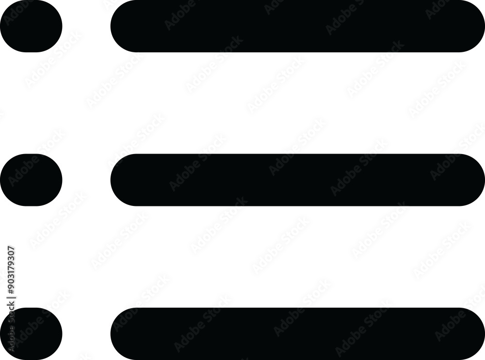 Hamburger Menu Mobile App Navigation Web Button, Hamburger menu icons, Three Dots With Three Horizontal Bars. Hamburger Menu Mobile App Navigation Web Button, Hamburger menu icons, Three Dots With Three Horizontal Bars.