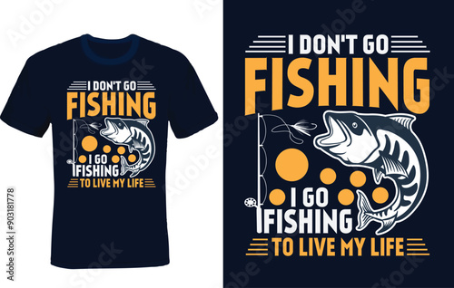 Fishing T-shirt Design