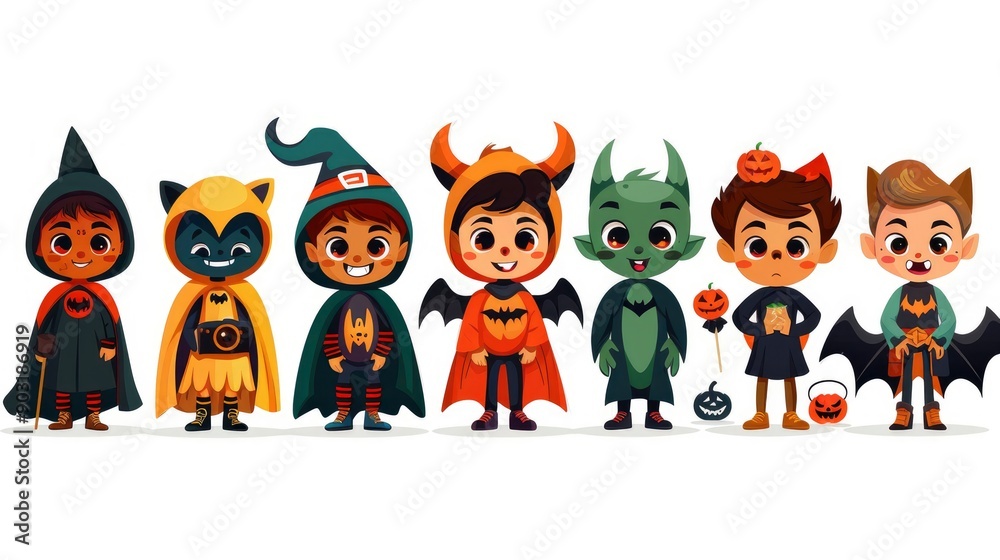 Cute Kids in Halloween Costumes Cute Kids in Halloween Costumes