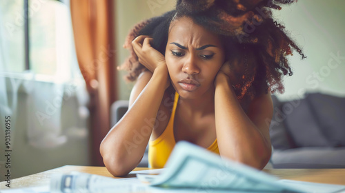 Person looking at a debt payoff progress chart, goaloriented debt management photo