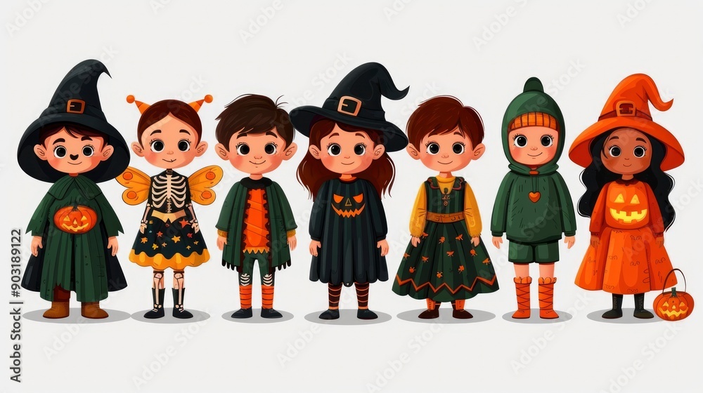 Cute Kids in Halloween Costumes Cute Kids in Halloween Costumes