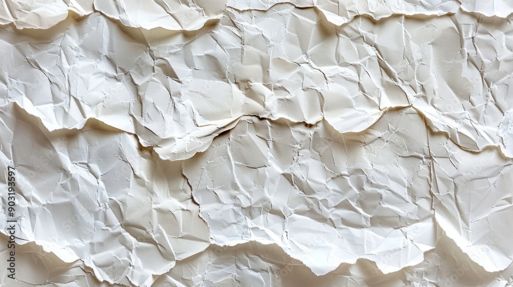 Handmade white paper texture in natural light during daytime Handmade white paper texture in natural light during daytime