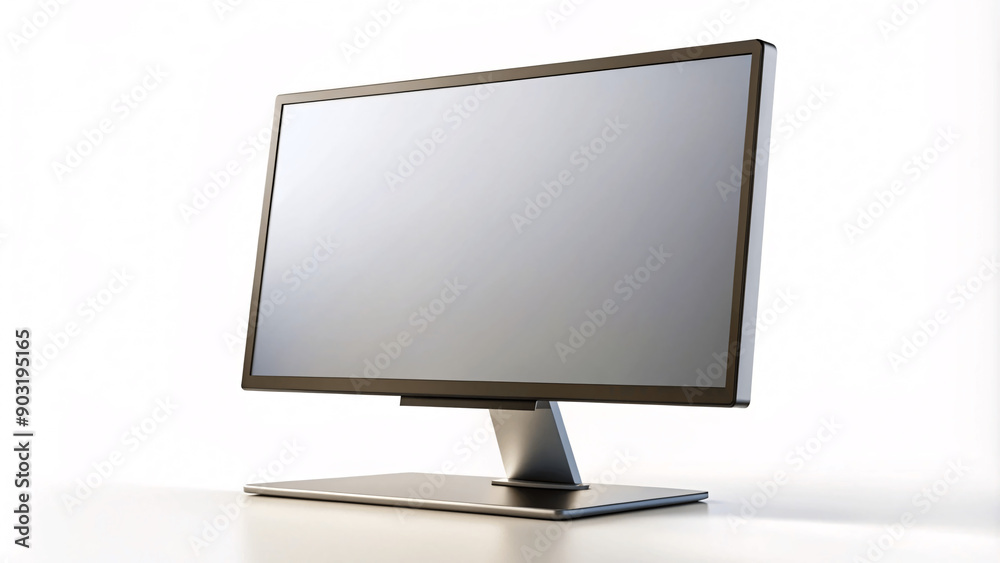 Digital lcd plasma screen display mock-up, tecnology tv, modern pc monitor desktop isolated white background Digital lcd plasma screen display mock-up, tecnology tv, modern pc monitor desktop isolated white background