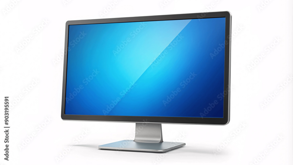 Digital lcd plasma screen display mock-up, tecnology tv, modern pc monitor desktop isolated white background Digital lcd plasma screen display mock-up, tecnology tv, modern pc monitor desktop isolated white background