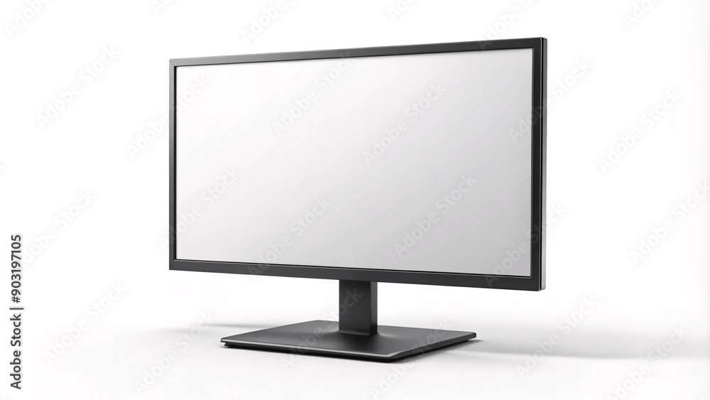 Digital lcd plasma screen display mock-up, tecnology tv, modern pc monitor desktop isolated white background Digital lcd plasma screen display mock-up, tecnology tv, modern pc monitor desktop isolated white background