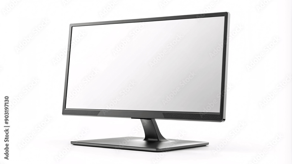 Digital lcd plasma screen display mock-up, tecnology tv, modern pc monitor desktop isolated white background Digital lcd plasma screen display mock-up, tecnology tv, modern pc monitor desktop isolated white background