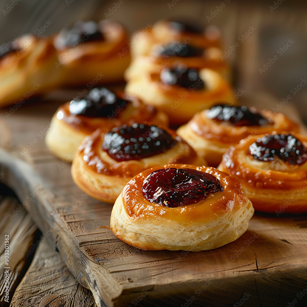 Professional Photograph of Polish Kolache Cookies Professional Photograph of Polish Kolache Cookies