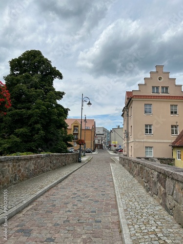 Rua vazia na Polonia photo