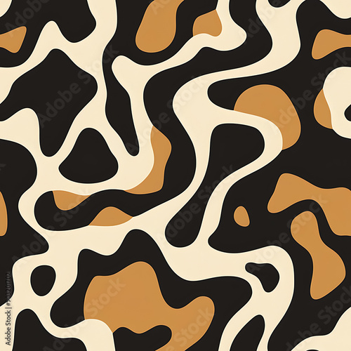 seamless pattern with print