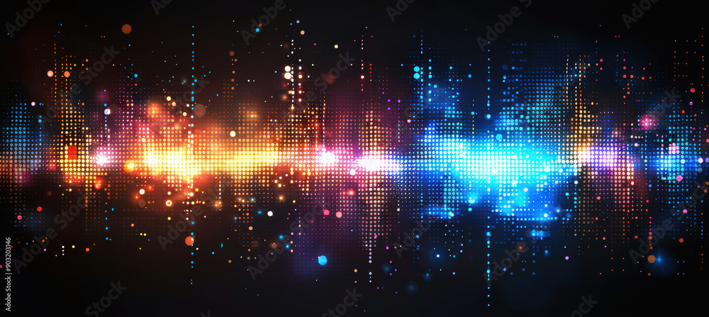 Blue and Purple Gradient Dots Background Blue and Purple Gradient Dots Background
