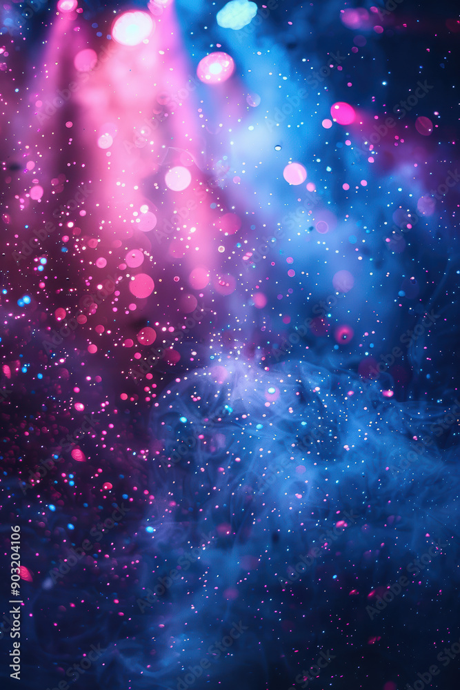 Fototapeta premium Concert Stage with Colorful Lights