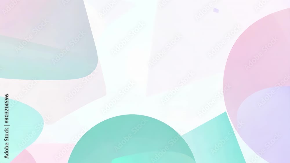 Abstract Soft Pastel Shapes in Minimalist Geometric Design Background. Abstract Soft Pastel Shapes in Minimalist Geometric Design Background.