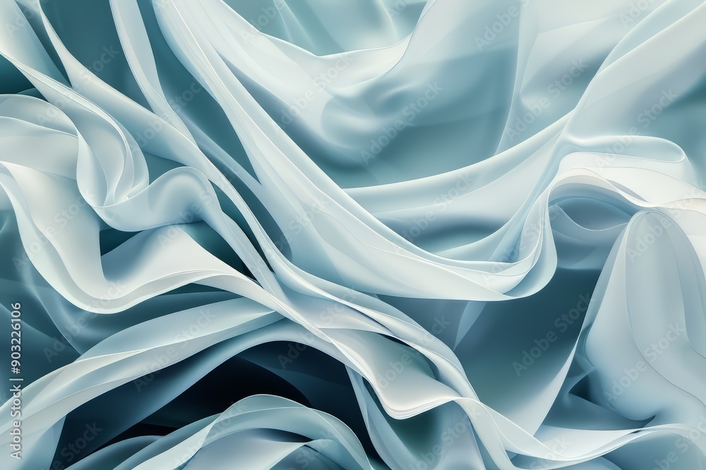Obraz premium The modern design has a red and blue wave pattern, giving an elegant touch to your space