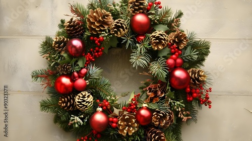 Christmas decorations: making wreaths