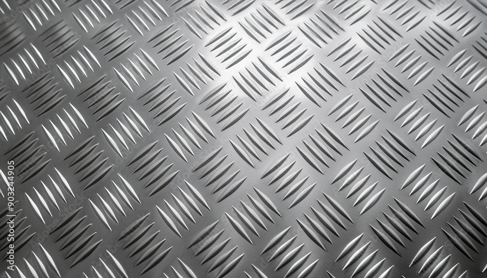 A high-resolution image of a shiny, corrugated metal surface. The parallel ridges create a ribbed pattern, and the lighting highlights the metallic sheen.