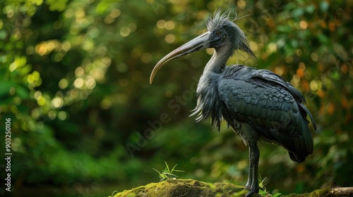 The Shoebill Balaeniceps rex also known as Whalehead or Shoe billed Stork is a very large stork like bird photo