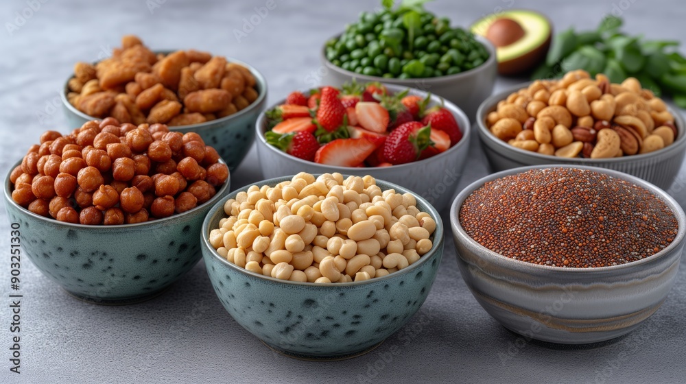 Assorted Vegan Plant-Based Protein Sources Assorted Vegan Plant-Based Protein Sources