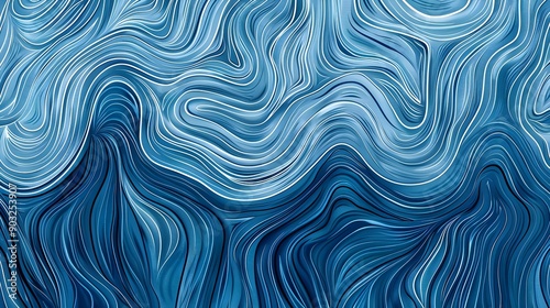 Blue pastel background with abstract lines