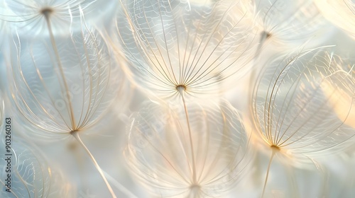 Abstract dandelion flower background #903260363