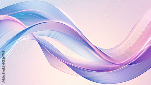 wavy lines gradient aesthetic modern background