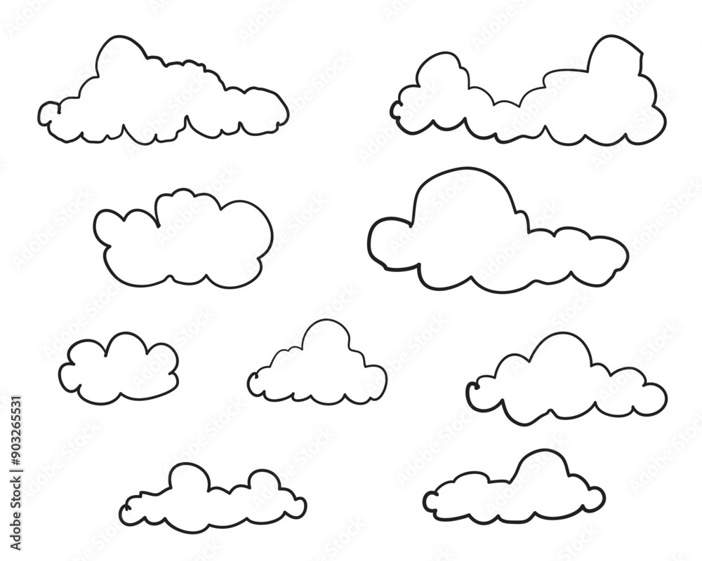 cloud cartoon sketch hand drawn cloud cartoon sketch hand drawn