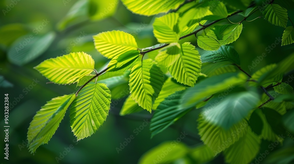 Nature leaves, green tropical forest, background illustration concept Nature leaves, green tropical forest, background illustration concept