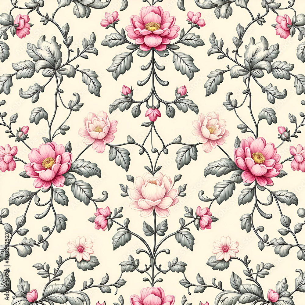 seamless pattern with flowers seamless pattern with flowers