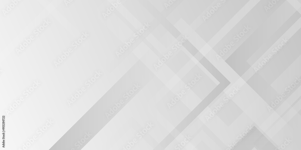 Fototapeta premium multiple gray paper overlap on the gray background with silver color square pattern on banner with shadow. creative geometric rectangle pattern texture. vector illustration Minimalist, trendy design.