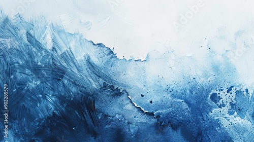 Abstract blurred blue sharp background