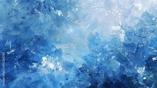 Wallpaper Mural Abstract blurred blue sharp background Torontodigital.ca
