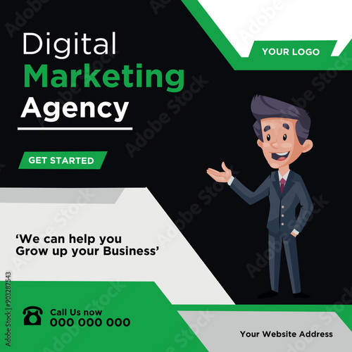 Flyer Template: Marketing with Style and Vibrant Colors