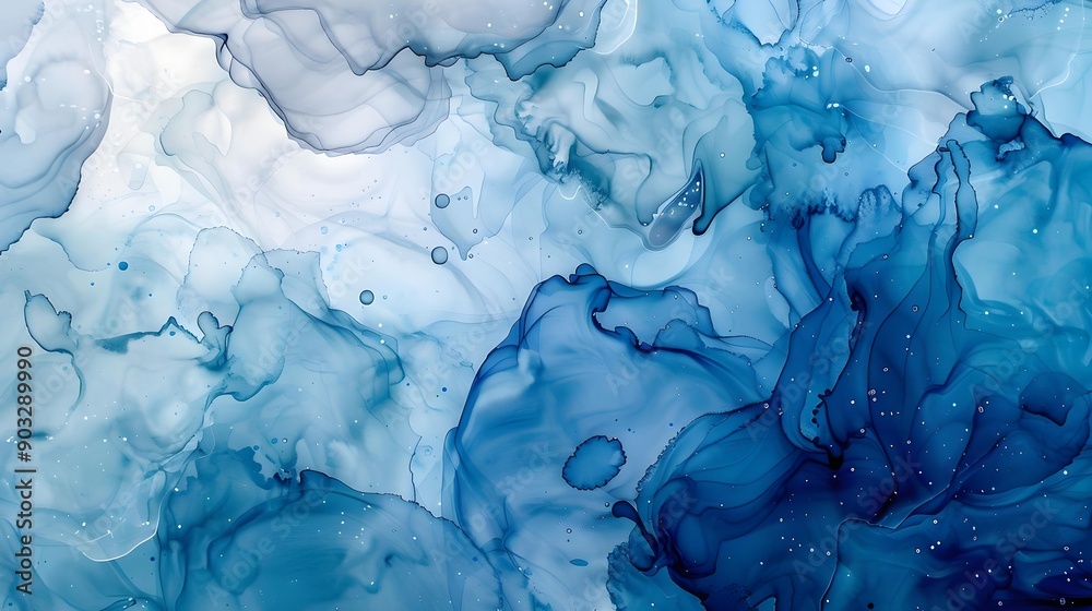 Blue watercolor alcohol ink backgrounds Blue watercolor alcohol ink backgrounds