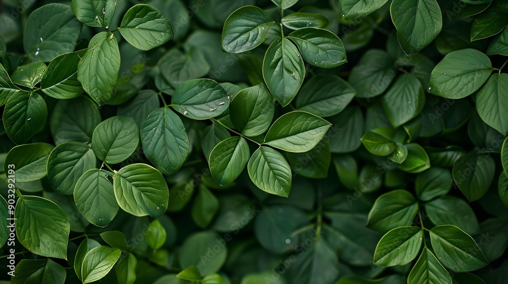 Macro photo of green textured leaves Macro photo of green textured leaves