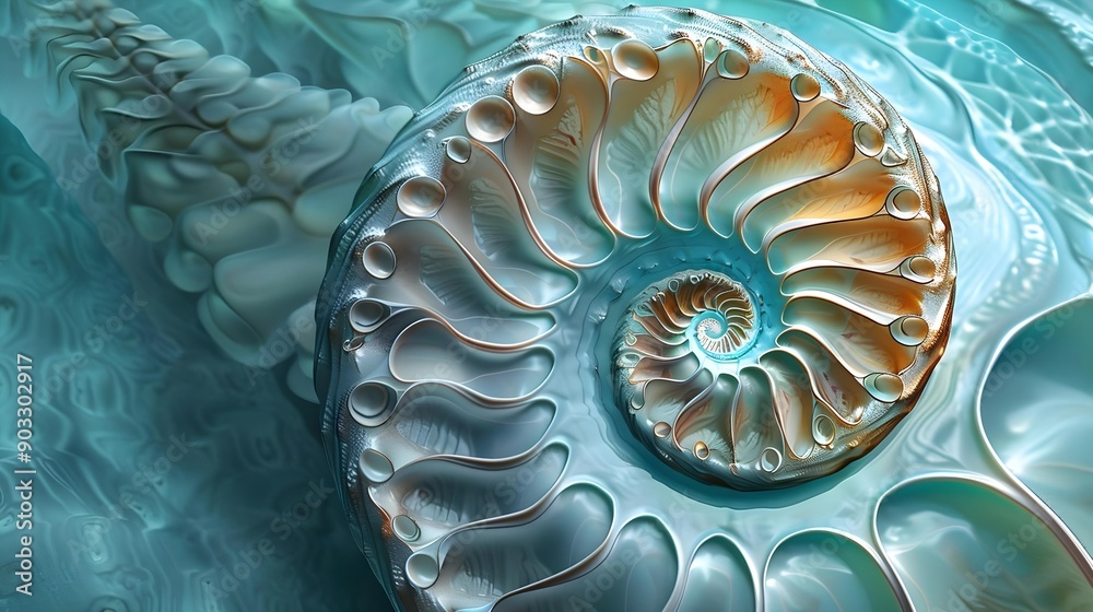 Nautilus fractal beauty Nautilus fractal beauty
