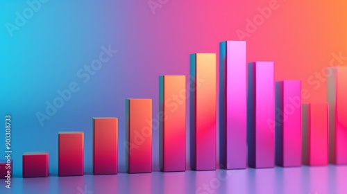 3D bar graph illustrating revenue growth over multiple years, with each bar labeled. Free Download 3D bar graph illustrating revenue growth over multiple years, with each bar labeled. - GFXLoad
