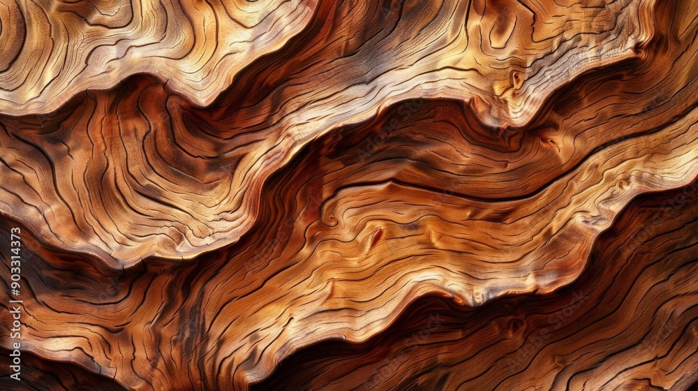 Abstract wood grain texture with rich brown and dark tones. Abstract wood grain texture with rich brown and dark tones.