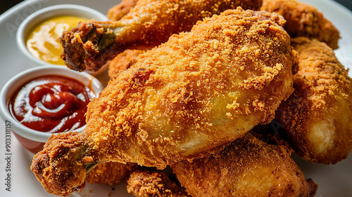 frango frito empanado breaded fried chicken