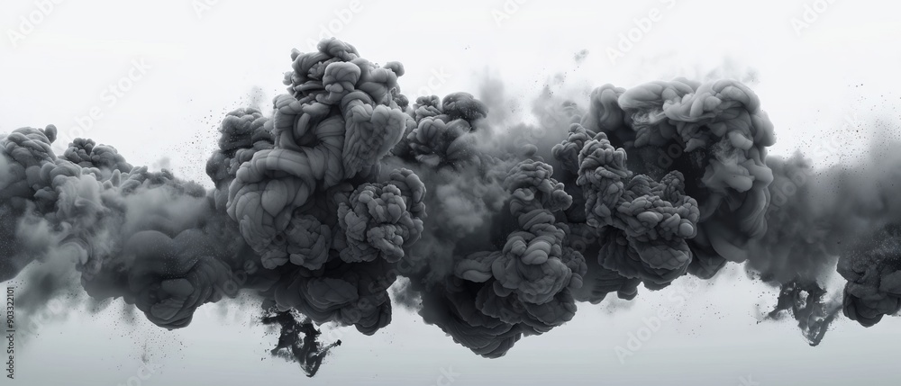 A grey smoke explosion. Beautiful abstract background A grey smoke explosion. Beautiful abstract background