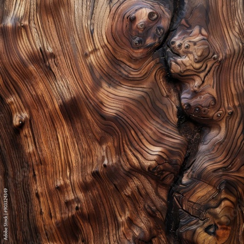 Close-up of intricate wood grain patterns, revealing natural beauty and texture.