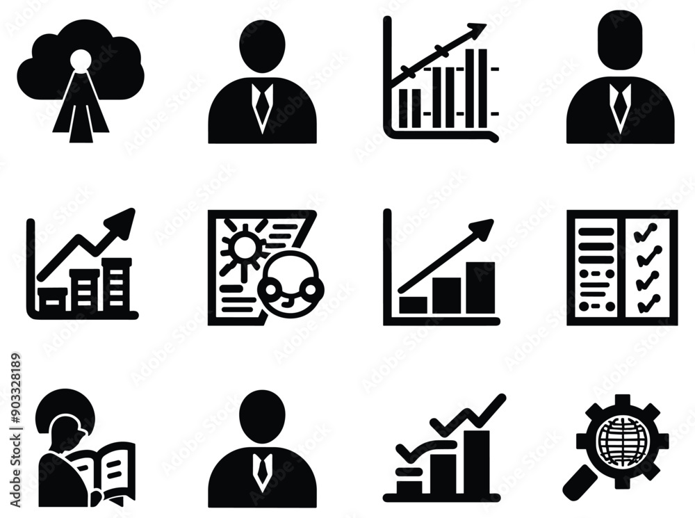 business people icons, business people icons set business people icons, business people icons set