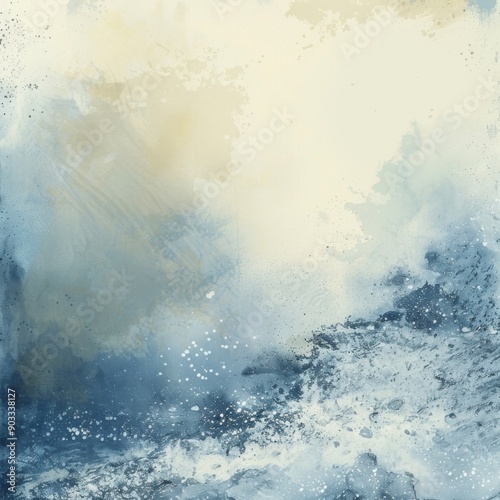 Soft abstract background with watercolor washes and subtle textures