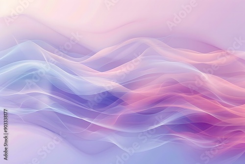 Soft pastel colors with wavy lines.