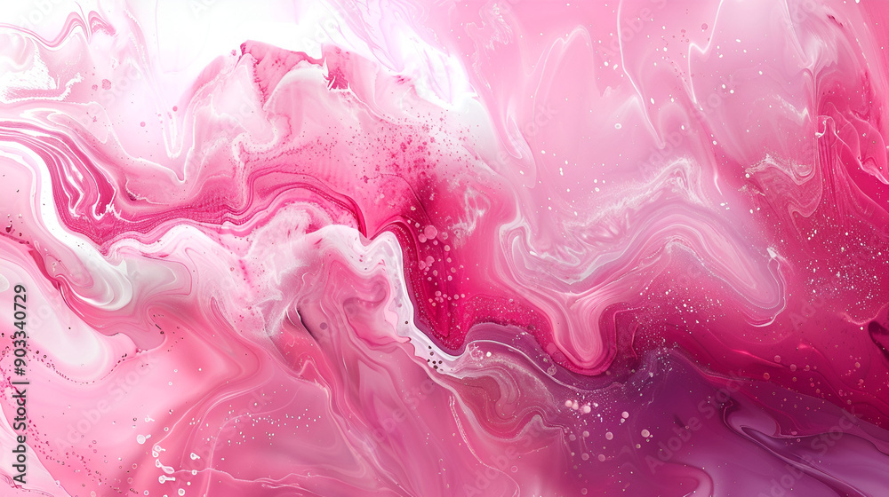 Pink Liquid Marble