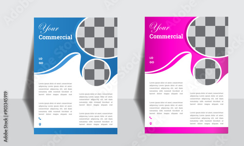 contemporary business flyer template for use in businesses