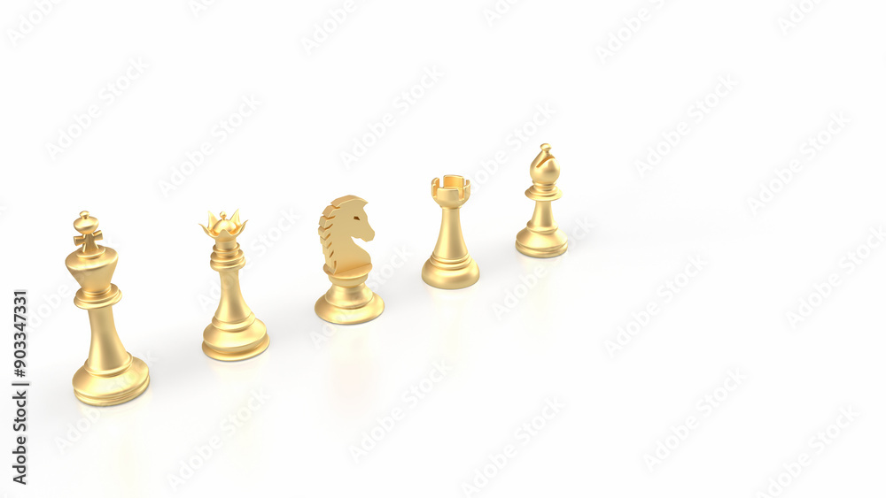 The Chess for Business concept 3d rendering. The Chess for Business concept 3d rendering.